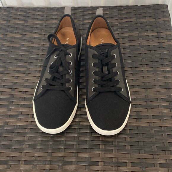 Vionic womens Pisces canvas and leather lace up sneakers womens size 11 - Picture 2 of 7
